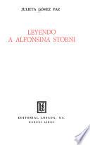 Leyendo a Alfonsina Storni