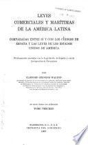 Leyes comerciales y marítimas de la América latina: Parte marítime