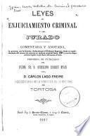 Leyes de enjuiciamiento criminal y del jurado