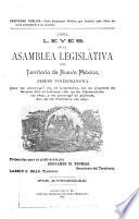 Leyes de la Asamblea Legislativa Del Territorio de Nuevo Mexico