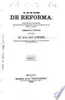 Leyes de reforma