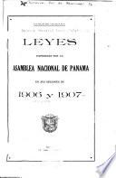 Leyes expedidas por la Asamblea nacional de Panamá
