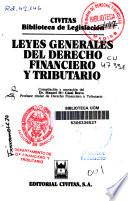 Leyes generales del derecho financiero y tributario