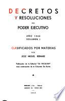 Leyes y decretos nacionales