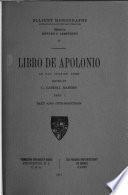 Libro de Apolonio, an old Spanish poem