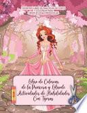 Libro de Colorear de la Princesa y Libro de Actividades de Habilidades con Tijeras