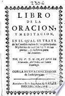 Libro de la oracion y meditacion