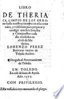 Libro de theriaca, etc