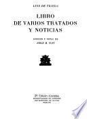 Libro de varios tratados y noticias