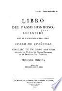 Libro del passo honroso, defendido por el excelente caballero Suero de Quiñones