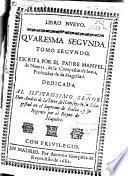 Libro nuevo. Quaresma segunda