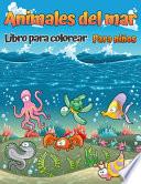 Libro para colorear de animales marinos