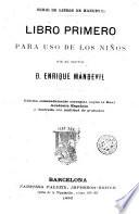 Libro primero para uso de los niños