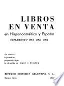 Libros en venta en Hispanoamérica y España