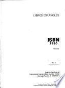 Libros españoles, ISBN.