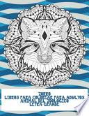 Libros para colorear para adultos - Letra grande - Animal del zoológico - Zorro