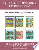 Libros para niños pequeños online (30 juegos de encontrar las diferencias)