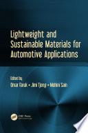 Lightweight and Sustainable Materials for Automotive Applications