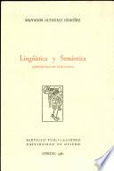 Lingüística y semántica