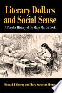 Literary Dollars and Social Sense