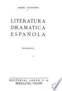 Literatura dramatica española