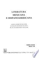 Literatura mexicana e hispanoamericana