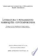 Literatura y pensamiento marroquíes contemporáneos