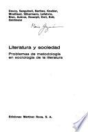 Literatura y sociedad