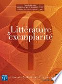 Littérature et exemplarité