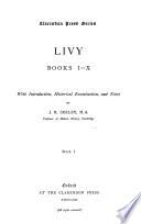 Livy, Books I-X.