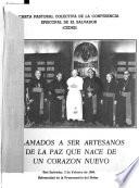 Llamados a ser artesanos de la paz que nace de un corazón nuevo