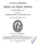 Lloyd's Register of British and Foreign Shipping