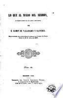 Lo que al negro del sermon