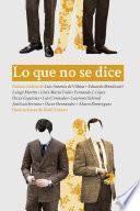 Lo que no se dice