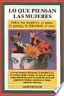 Lo que piensan las mujeres