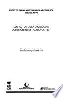Los actos de la dictadura
