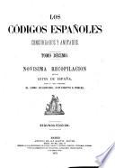Los codigos españoles concordados y anotados: Novisima recopilacion de las leyes de España, Suplemento é indices