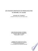 Los colegios apostólicos de propaganda fide
