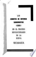 Los Comités de Defensa Sandinistas en el proceso revolucionario de la nueva Nicaragua