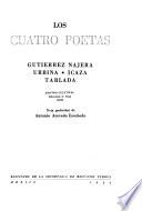 Los Cuatro poetas: Gutiérrez Nájera, Urbina, Icaza, Tablada