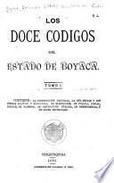 Los doce códigos del estado de Boyacá