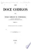 Los doce codigos del Estado soberano Cundinamarca