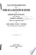 Los fundamentos de la teoría de la gravitación de Einstein
