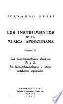Los instrumentos de la música afrocubana