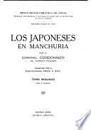 Los japoneses en Manchuria