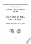 Los judíos de Borja en el Siglo XV
