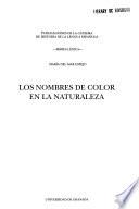 Los nombres de color en la naturaleza