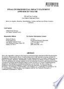 Los Padres National Forest (N.F.), Oil and Gas Leasing