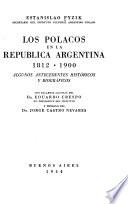 Los polacos en la República Argentina, 1812-1900