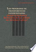 Los programas de transferencias condicionadas